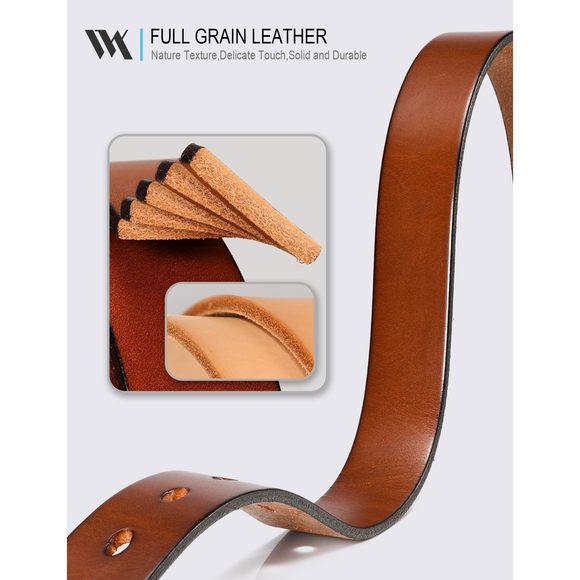 Full Grain Leather Belt For Women,1.1\